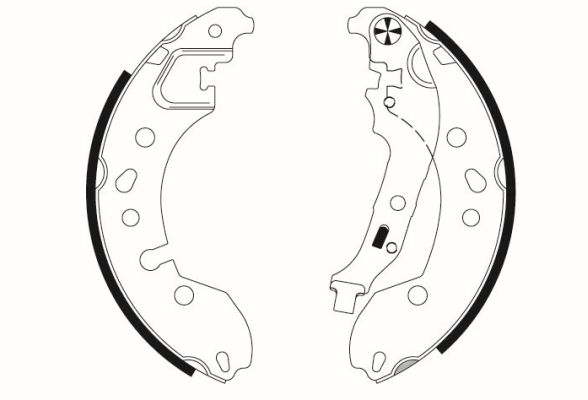 HELLA PAGID Piduriklotside komplekt 8DB 355 022-181